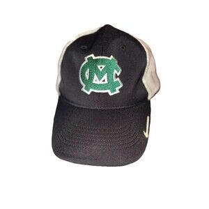 Nike Morgan City High school NCAA Unisex Dark Black White Flex Hat Cap Baseball